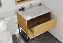 Load image into Gallery viewer, Alto 36" California White Oak Bathroom Vanity with Countertop