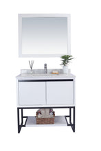 Load image into Gallery viewer, Alto 36" White Bathroom Vanity with Countertop