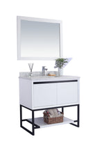 Load image into Gallery viewer, Alto 36" White Bathroom Vanity with Countertop
