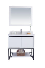 Load image into Gallery viewer, Alto 36" White Bathroom Vanity with Countertop