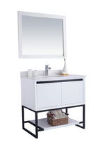 Load image into Gallery viewer, Alto 36" White Bathroom Vanity with Countertop