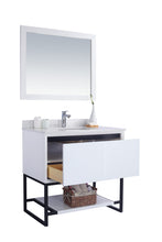 Load image into Gallery viewer, Alto 36" White Bathroom Vanity with Countertop
