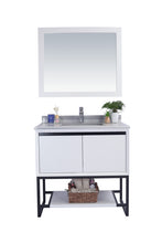 Load image into Gallery viewer, Alto 36" White Bathroom Vanity with Countertop