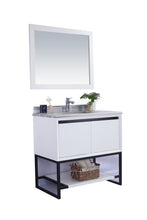 Load image into Gallery viewer, Alto 36" White Bathroom Vanity with Countertop