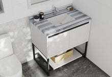 Load image into Gallery viewer, Alto 36" White Bathroom Vanity with Countertop
