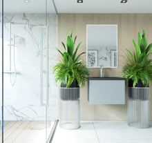 Load image into Gallery viewer, Vitri 24" Fossil Grey Bathroom Vanity with VIVA Stone Solid Surface Countertop