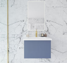 Load image into Gallery viewer, Vitri 24" Nautical Blue Bathroom Vanity with VIVA Stone Solid Surface Countertop