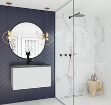 Load image into Gallery viewer, Vitri 30" Cloud White Bathroom Vanity with VIVA Stone Solid Surface Countertop