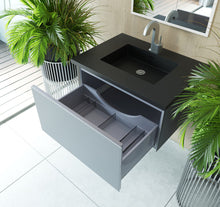 Load image into Gallery viewer, Vitri 30" Fossil Grey Bathroom Vanity with VIVA Stone Solid Surface Countertop