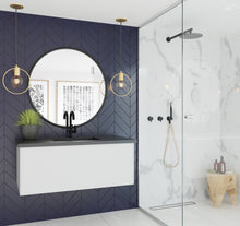 Load image into Gallery viewer, Vitri 42" Cloud White Bathroom Vanity with VIVA Stone Solid Surface Countertop