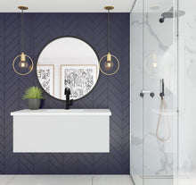 Load image into Gallery viewer, Vitri 42" Cloud White Bathroom Vanity with VIVA Stone Solid Surface Countertop