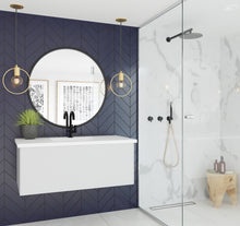 Load image into Gallery viewer, Vitri 42" Cloud White Bathroom Vanity with VIVA Stone Solid Surface Countertop