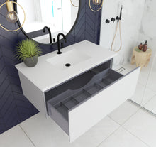 Load image into Gallery viewer, Vitri 42" Cloud White Bathroom Vanity with VIVA Stone Solid Surface Countertop