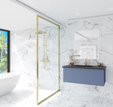 Load image into Gallery viewer, Vitri 42" Nautical Blue Bathroom Vanity with VIVA Stone Solid Surface Countertop