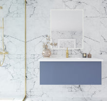 Load image into Gallery viewer, Vitri 42" Nautical Blue Bathroom Vanity with VIVA Stone Solid Surface Countertop