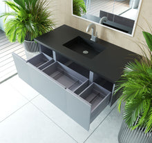 Load image into Gallery viewer, Vitri 48" Fossil Grey Bathroom Vanity with VIVA Stone Solid Surface Countertop