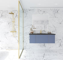 Load image into Gallery viewer, Vitri 48" Nautical Blue Bathroom Vanity with VIVA Stone Solid Surface Countertop