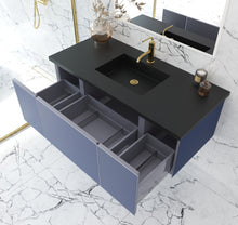 Load image into Gallery viewer, Vitri 48" Nautical Blue Bathroom Vanity with VIVA Stone Solid Surface Countertop