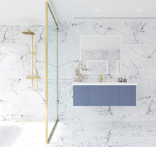 Load image into Gallery viewer, Vitri 48" Nautical Blue Bathroom Vanity with VIVA Stone Solid Surface Countertop