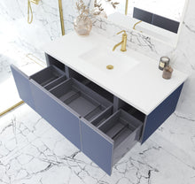 Load image into Gallery viewer, Vitri 48" Nautical Blue Bathroom Vanity with VIVA Stone Solid Surface Countertop