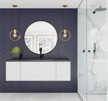 Load image into Gallery viewer, Vitri 54" Cloud White Bathroom Vanity with VIVA Stone Solid Surface Countertop