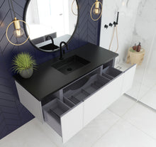 Load image into Gallery viewer, Vitri 54" Cloud White Bathroom Vanity with VIVA Stone Solid Surface Countertop