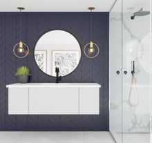 Load image into Gallery viewer, Vitri 54" Cloud White Bathroom Vanity with VIVA Stone Solid Surface Countertop