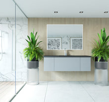 Load image into Gallery viewer, Vitri 54" Fossil Grey Bathroom Vanity with VIVA Stone Solid Surface Countertop
