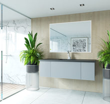 Load image into Gallery viewer, Vitri 54" Fossil Grey Bathroom Vanity with VIVA Stone Solid Surface Countertop