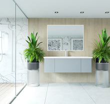 Load image into Gallery viewer, Vitri 54" Fossil Grey Bathroom Vanity with VIVA Stone Solid Surface Countertop