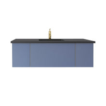 Load image into Gallery viewer, Vitri 54" Nautical Blue Bathroom Vanity with VIVA Stone Solid Surface Countertop