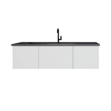Load image into Gallery viewer, Vitri 60" Cloud White Single Sink Bathroom Vanity with VIVA Stone Solid Surface Countertop
