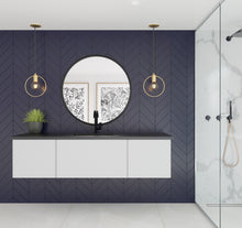 Load image into Gallery viewer, Vitri 66" Cloud White Single Sink Bathroom Vanity with VIVA Stone Solid Surface Countertop