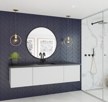 Load image into Gallery viewer, Vitri 66" Cloud White Single Sink Bathroom Vanity with VIVA Stone Solid Surface Countertop