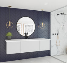 Load image into Gallery viewer, Vitri 66" Cloud White Single Sink Bathroom Vanity with VIVA Stone Solid Surface Countertop