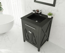 Load image into Gallery viewer, Wimbledon 24" Espresso Bathroom Vanity with Countertop