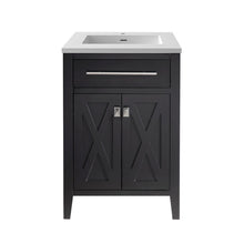 Load image into Gallery viewer, Wimbledon 24" Espresso Bathroom Vanity with Countertop