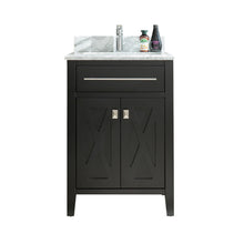 Load image into Gallery viewer, Wimbledon 24" Espresso Bathroom Vanity with Countertop