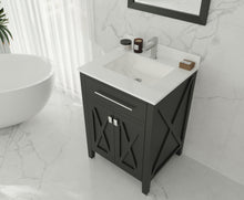 Load image into Gallery viewer, Wimbledon 24" Espresso Bathroom Vanity with Countertop