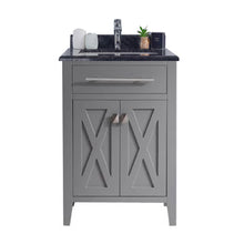 Load image into Gallery viewer, Wimbledon 24" Grey Bathroom Vanity with Countertop