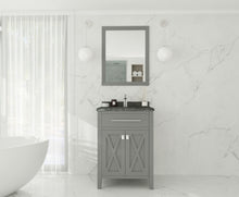 Load image into Gallery viewer, Wimbledon 24" Grey Bathroom Vanity with Countertop