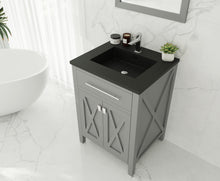 Load image into Gallery viewer, Wimbledon 24" Grey Bathroom Vanity with Countertop