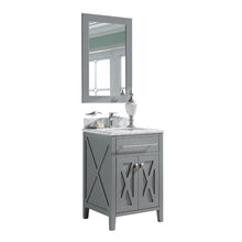 Load image into Gallery viewer, Wimbledon 24" Grey Bathroom Vanity with Countertop