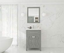 Load image into Gallery viewer, Wimbledon 24" Grey Bathroom Vanity with Countertop