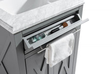 Load image into Gallery viewer, Wimbledon 24" Grey Bathroom Vanity with Countertop