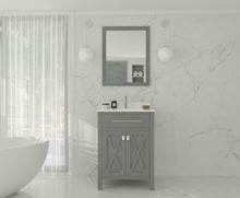 Load image into Gallery viewer, Wimbledon 24" Grey Bathroom Vanity with Countertop