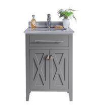 Load image into Gallery viewer, Wimbledon 24" Grey Bathroom Vanity with Countertop