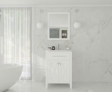 Load image into Gallery viewer, Wimbledon 24" White Bathroom Vanity with Countertop