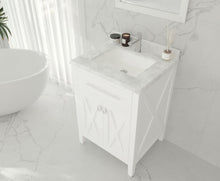 Load image into Gallery viewer, Wimbledon 24" White Bathroom Vanity with Countertop