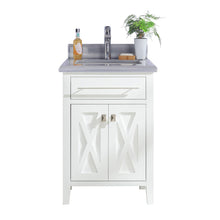 Load image into Gallery viewer, Wimbledon 24" White Bathroom Vanity with Countertop